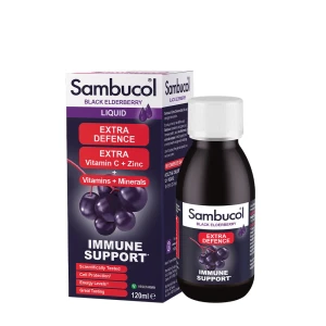 Sambucol Extra Defence Líquido (120 ml) - Viking Supplements