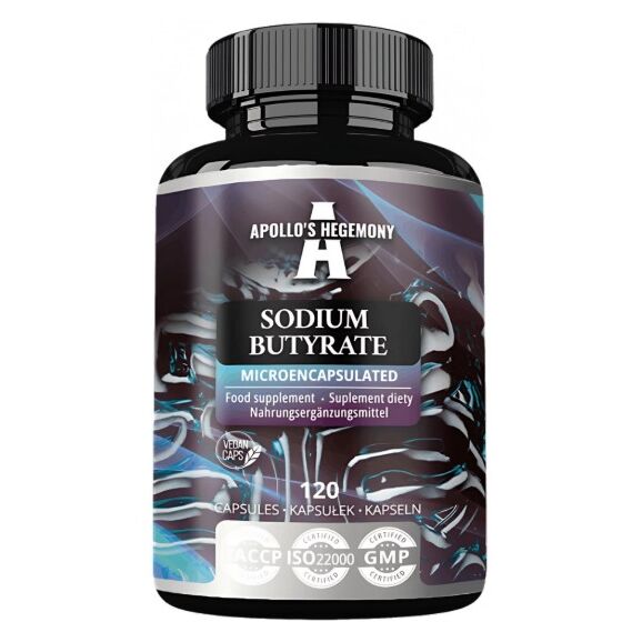 Butirato de sodio microencapsulado - 120 cápsulas - Viking Supplements