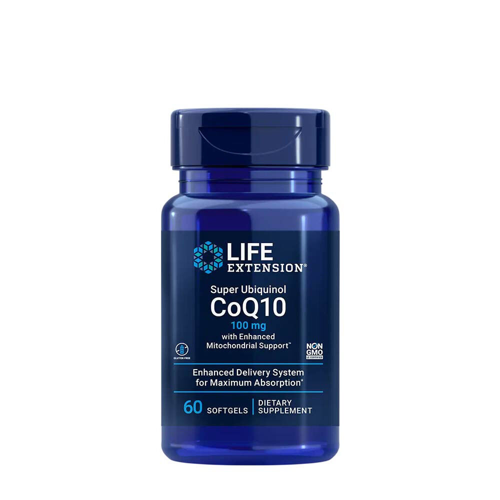 Super Ubiquinol CoQ10 con apoyo mitocondrial potenciado