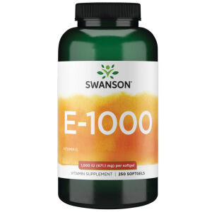 Swanson E-1000 1000 UI, 250 cápsulas - Viking Supplements