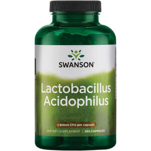 Swanson Lactobacillus acidophilus, 1 billón de UFC, 250 cápsulas - Viking Supplements