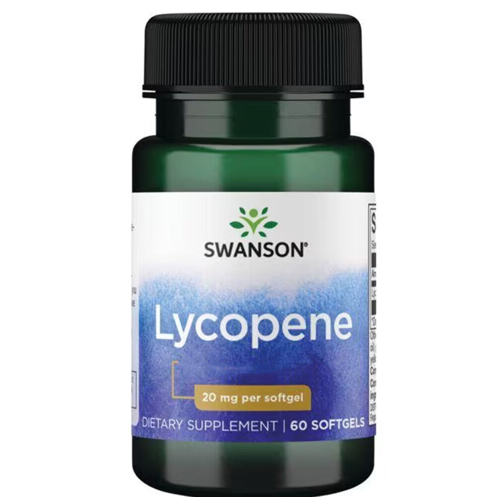 Swanson Lycopen 20 mg, 60 bløde kapsler