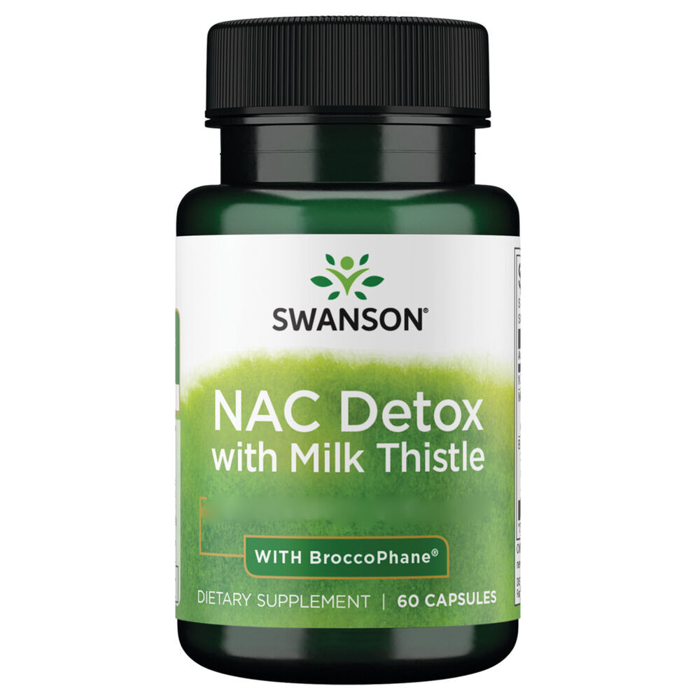 Swanson NAC Detox Depot con cardo mariano y Broccophane, 60 cápsulas - Viking Supplements