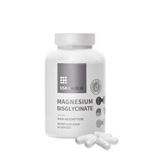 Bisglicinato de magnesio de uso médico de EE. UU. (60 cápsulas) - Viking Supplements