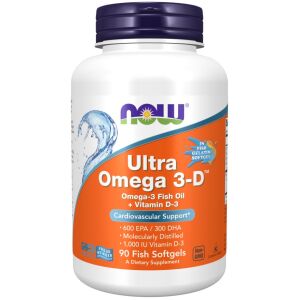 Ultra Omega 3-D con vitamina D-3 - 90 cápsulas blandas - Viking Supplements