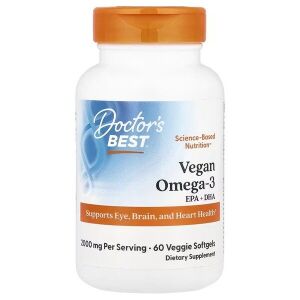 Omega-3 vegano (EPA + DHA) - 60 cápsulas blandas vegetales - Viking Supplements