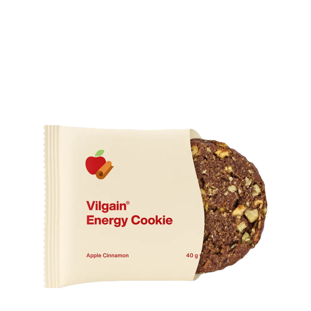 Galleta energética Vilgain BIO de manzana y canela (40 g) - Viking Supplements