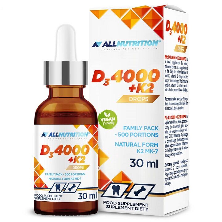 Gotas de vitamina D3 4000 + K2 - 30 ml. - Viking Supplements