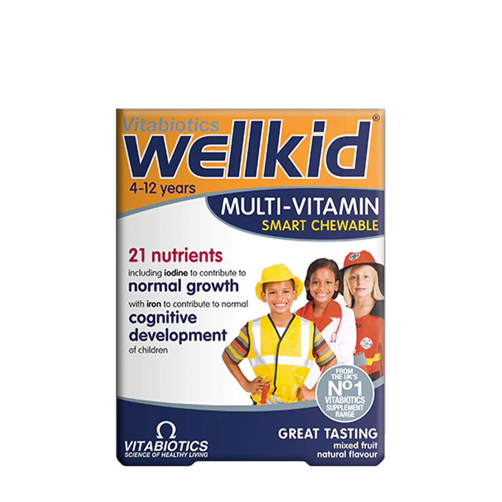Vitabiotics Wellkid, comprimidos masticables (30 comprimidos) - Viking Supplements