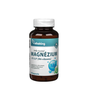 Vitaking Bisglicinato de magnesio + vitamina B6 (P5P) (60 cápsulas) - Viking Supplements