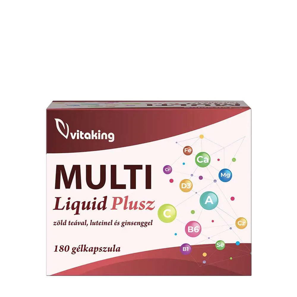 Vitaking Multi Liquid Plusz Multivitamínico (180 cápsulas blandas) - Viking Supplements