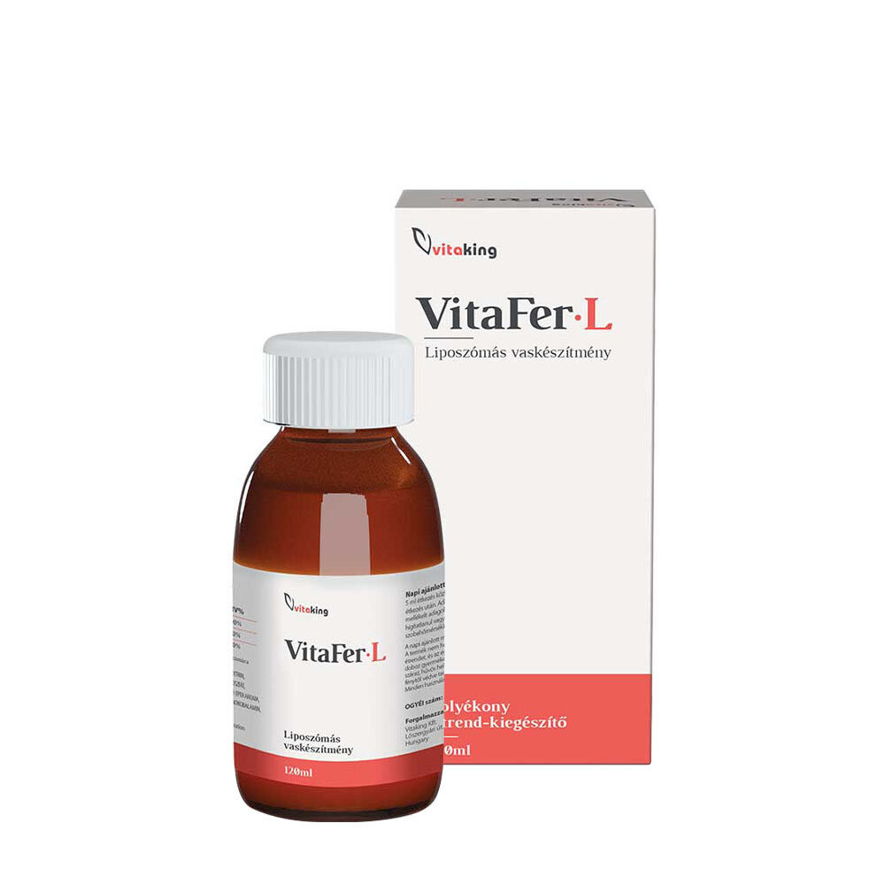 Jarabe de hierro Vitaking Vitafer (120 ml) - Viking Supplements