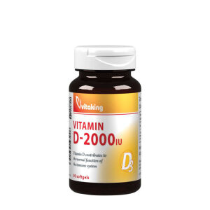 Vitaking Vitamina D-2000 (90 cápsulas blandas) - Viking Supplements