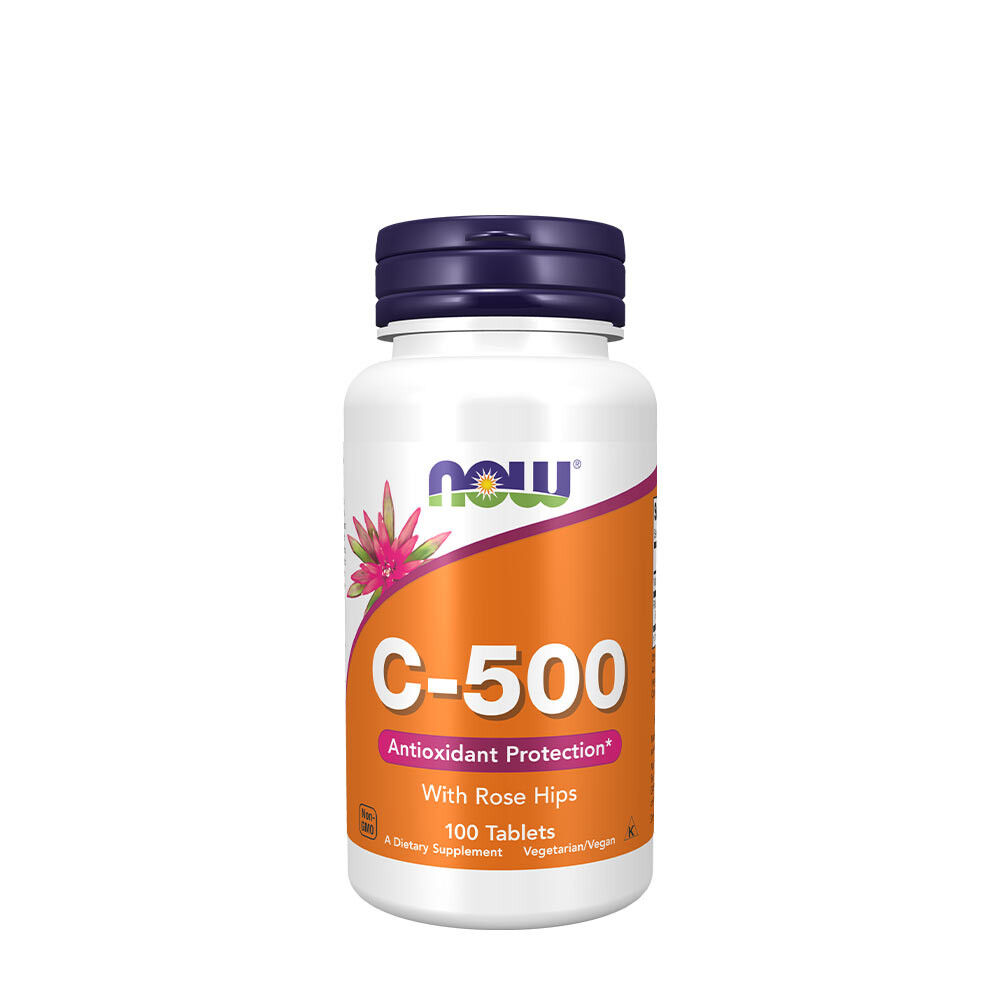 Vitamina C-500 con escaramujo - 100 comprimidos - Viking Supplements