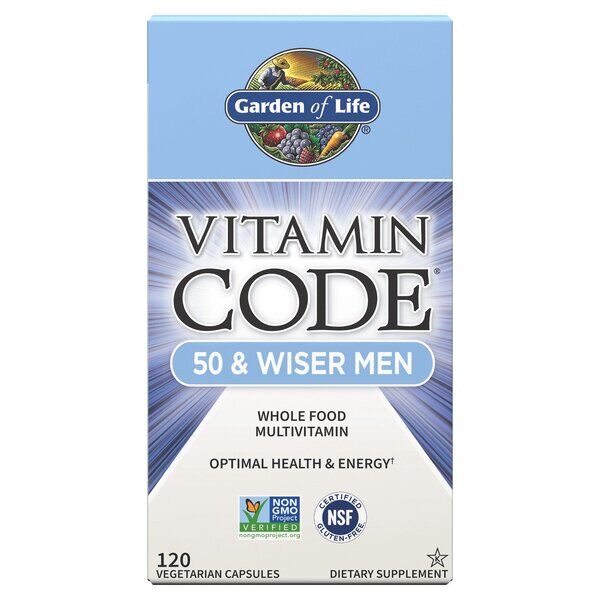 Vitamin Code 50 & Wiser Men - 120 cápsulas - Viking Supplements