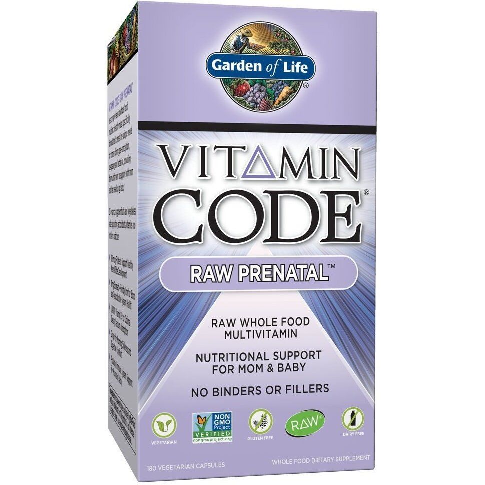 Vitamin Code Raw Prenatal - 180 cápsulas - Viking Supplements