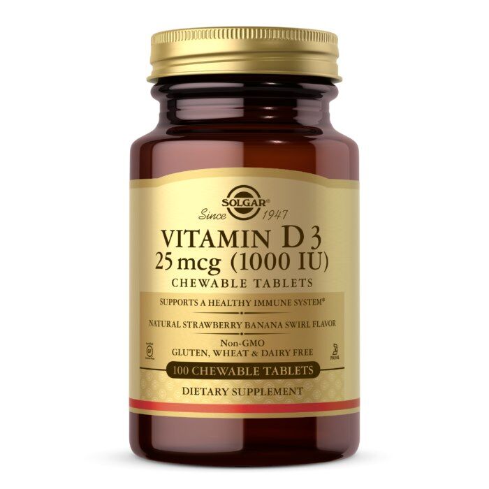 Comprimidos masticables de vitamina D3