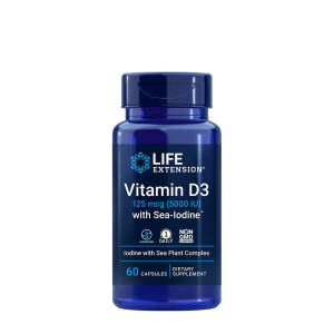 Vitamina D3 con yodo marino