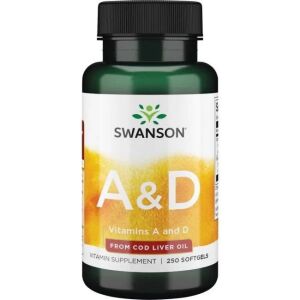 Vitaminas A y D - 250 cápsulas blandas - Viking Supplements