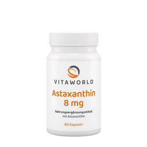 Vitaworld Astaxantina 8 mg (60 cápsulas) - Viking Supplements