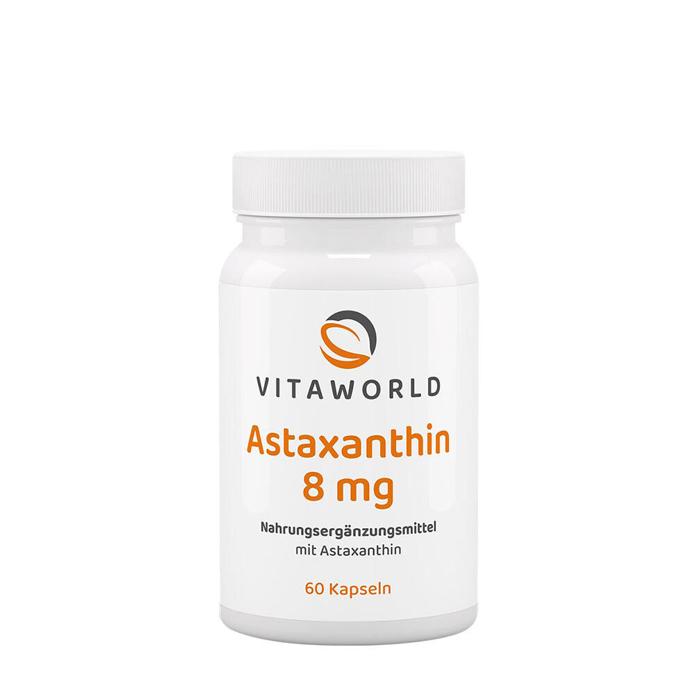 Vitaworld Astaxantina 8 mg (60 cápsulas) - Viking Supplements