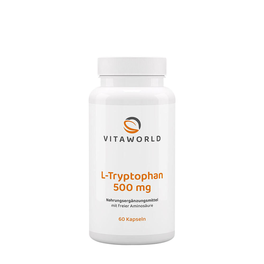 Vitaworld L-triptófano 500 mg (60 cápsulas) - Viking Supplements