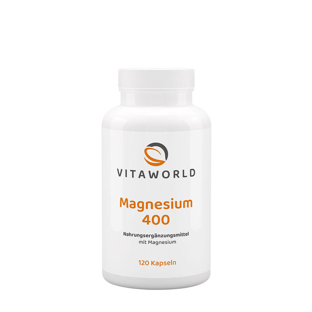 Vitaworld Magnesio 400 (120 cápsulas) - Viking Supplements