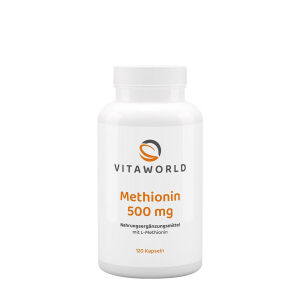 Vitaworld Methionine 500 mg (120 Capsules) - Viking Supplements