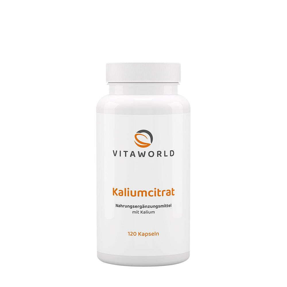 Citrato de potasio de Vitaworld (120 cápsulas) - Viking Supplements