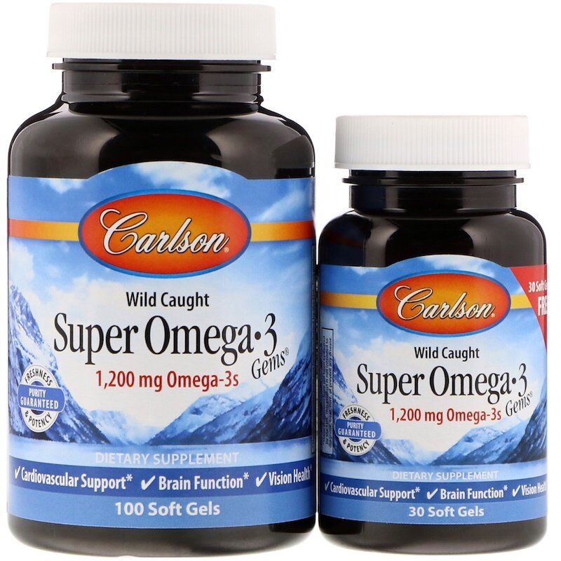 Joyas de super omega-3 de pesca salvaje