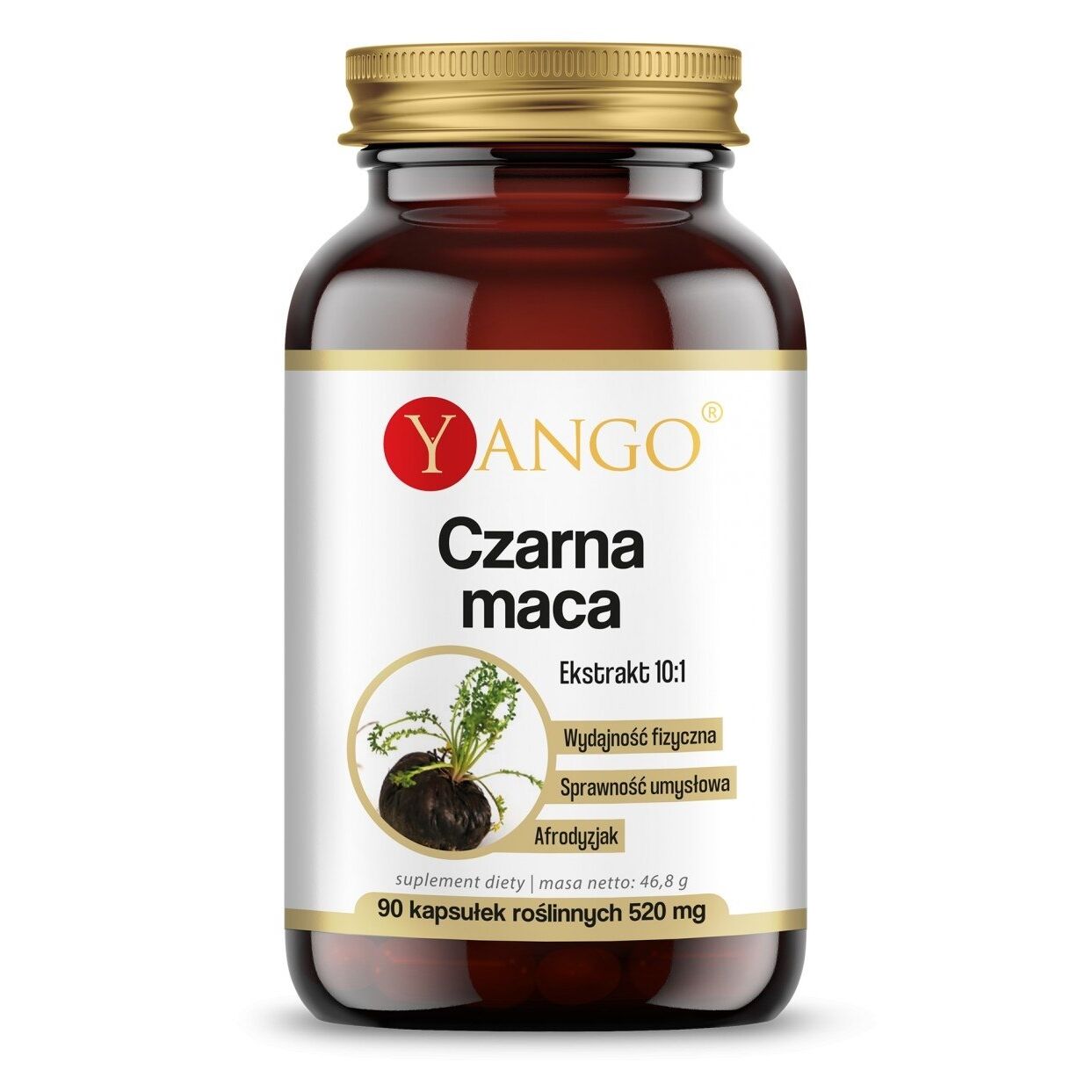 YANGO Maca negra (90 cápsulas) - Viking Supplements