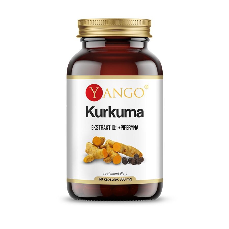 YANGO Curcuma - extracto con piperina (60 cápsulas) - Viking Supplements