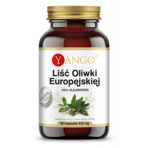 YANGO Hoja de olivo europea - 40% oleuropeína (60 cápsulas) - Viking Supplements