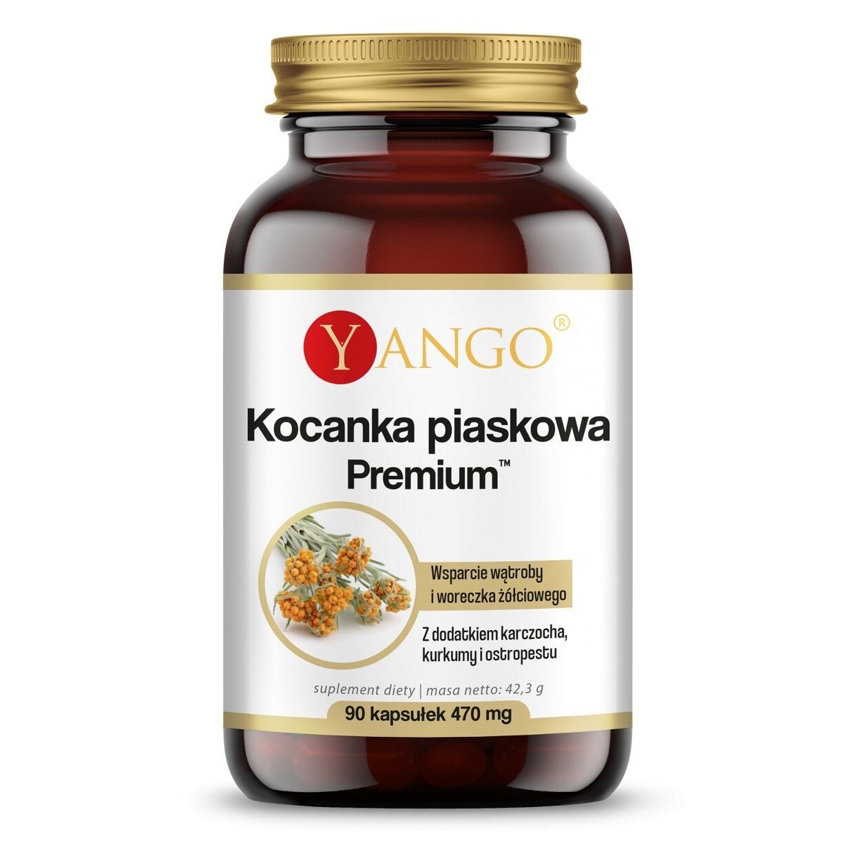 YANGO Helichrysum arenarium Premium (90 cápsulas) - Viking Supplements