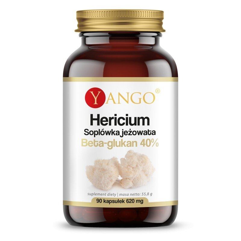 YANGO Hericium - 40% Betaglucano (90 cápsulas) - Viking Supplements