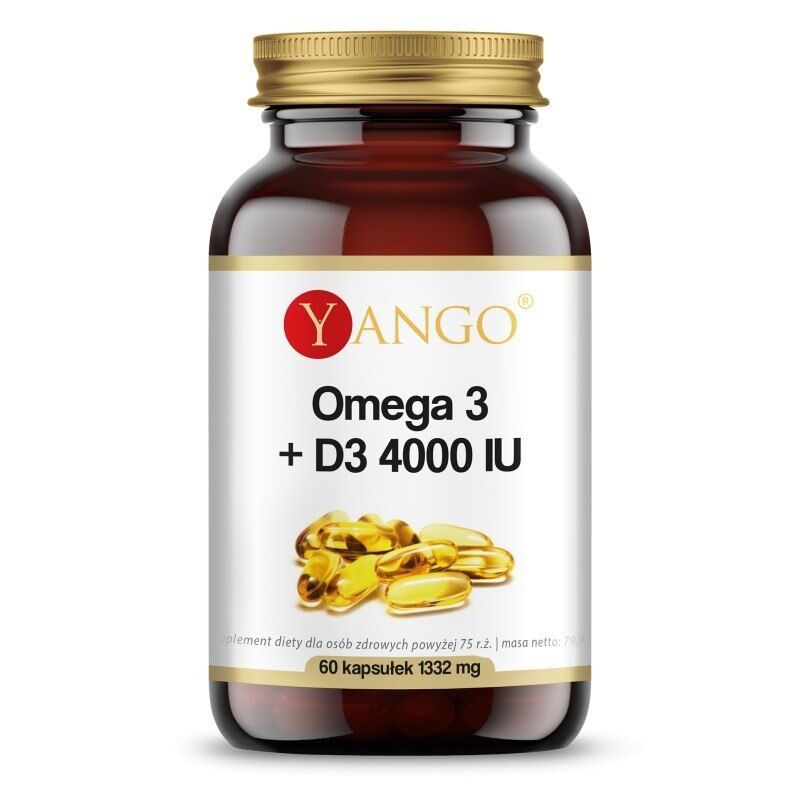 YANGO Omega 3+D3 4000 UI (60 cápsulas) - Viking Supplements