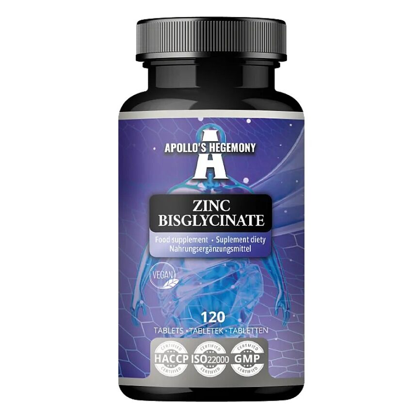 Bisglicinato de zinc - 120 comprimidos - Viking Supplements